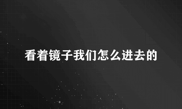 看着镜子我们怎么进去的