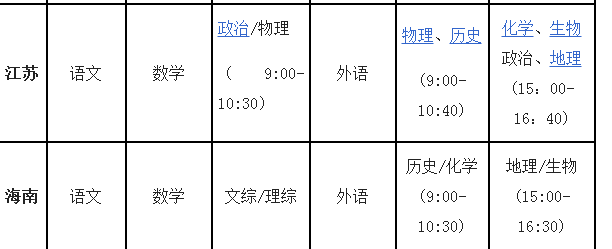 2017高考时间