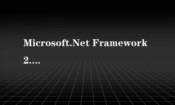 Microsoft.Net Framework2.0和3.0