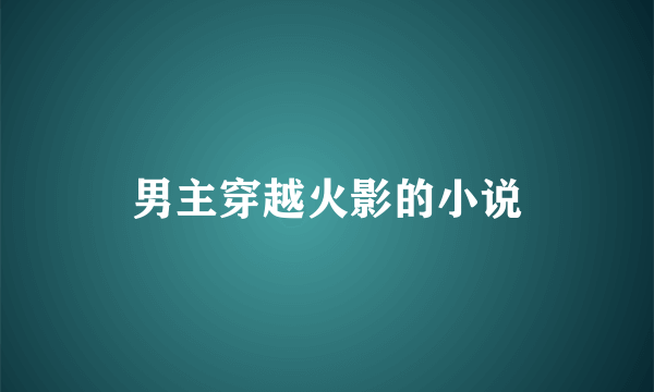 男主穿越火影的小说