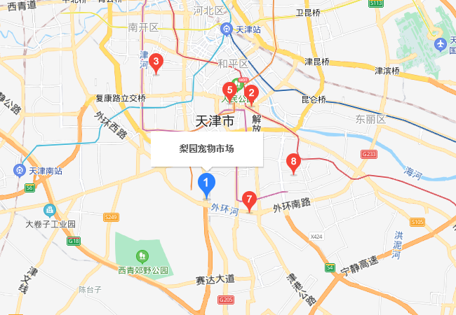 天津市内哪里有宠物市场？