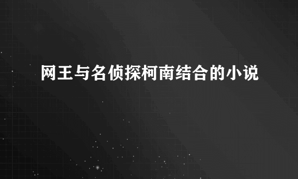 网王与名侦探柯南结合的小说