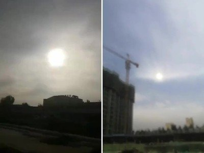 石家庄上空现2个太阳，这是一种什么现象？