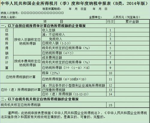 什么是个人所得税的纳税申报表