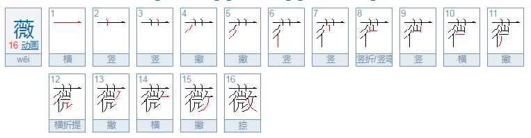 “薇”字是什么意思