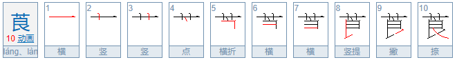 莨怎么读音是什么