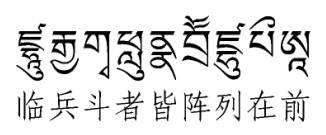 临兵斗者皆阵列在前 和 临兵斗者皆阵列前行哪一个对？ 有什么区别？