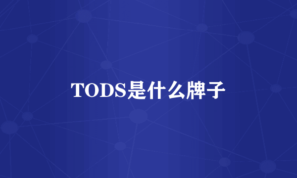 TODS是什么牌子