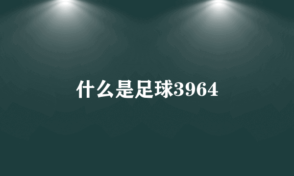 什么是足球3964