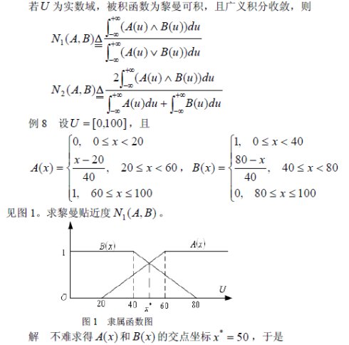 模糊数学模型的基本概念