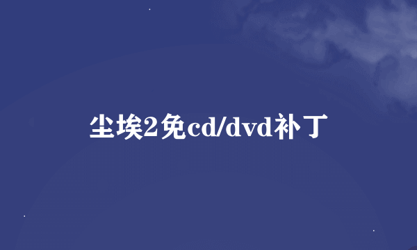 尘埃2免cd/dvd补丁