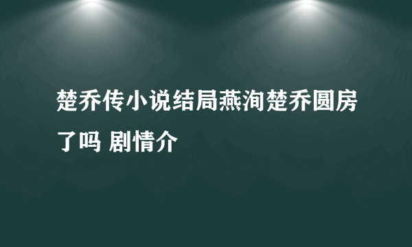 楚乔传小说结局燕洵楚乔圆房了吗 剧情介