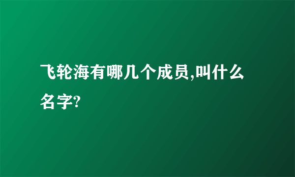 飞轮海有哪几个成员,叫什么名字?