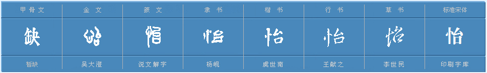 “怡”这个字念什么？