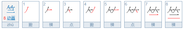 竺怎么读？