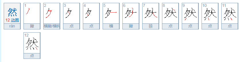 不以为然的然是什么意思？