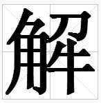 用“解”的多音字组词