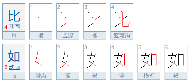 “比如”和“譬如”有什么区别？