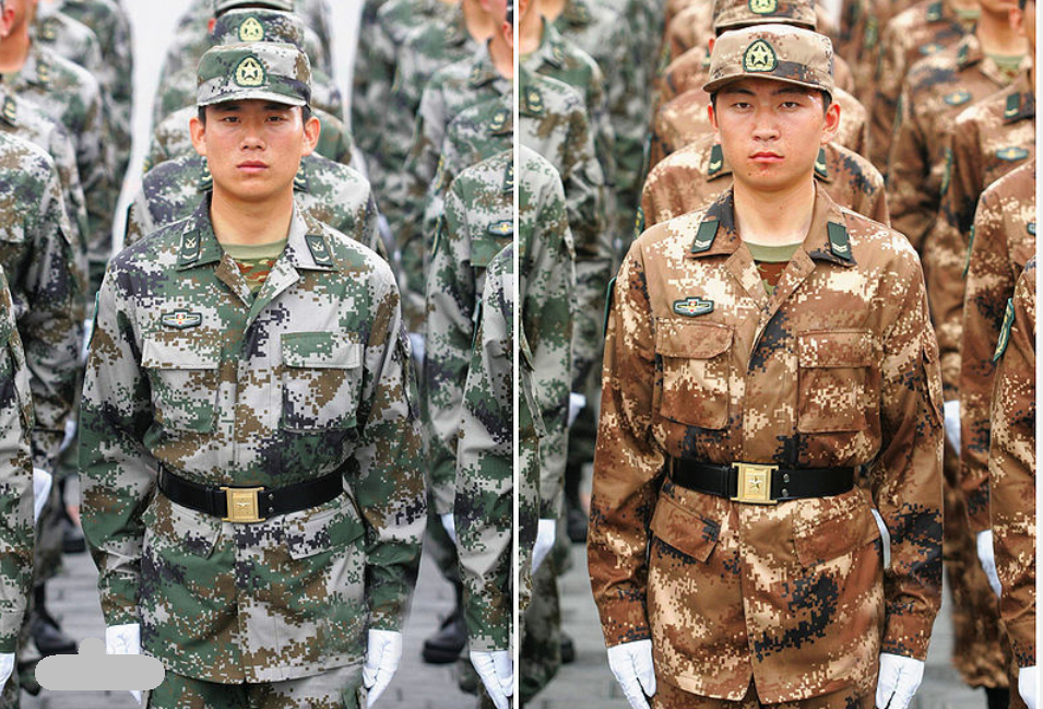 05式武警迷彩服与07式武警迷彩服有什么不同