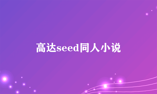 高达seed同人小说