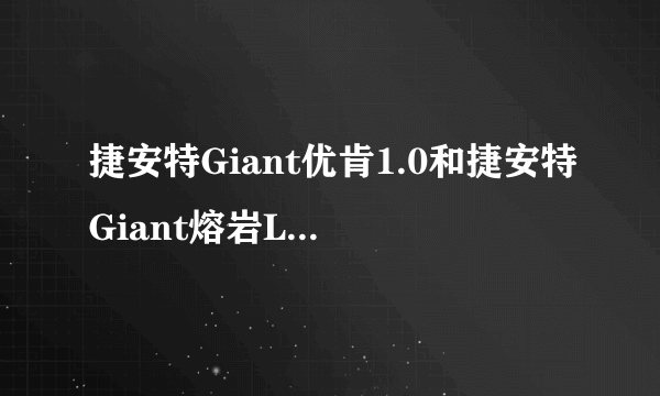 捷安特Giant优肯1.0和捷安特Giant熔岩LAVA530哪个更好啊，为啥更好？