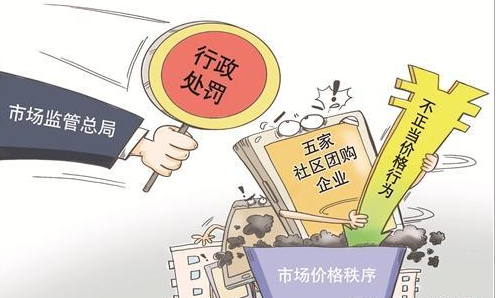 五家社区团购被行政处罚了，受罚的原因是什么？