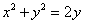 已知点P（x，y）是圆x 2 +y 2 =2y上的动点。（1）求2x+y的取值范围；（2）若x+y+