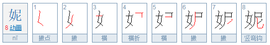 有哪些带有妮的成语