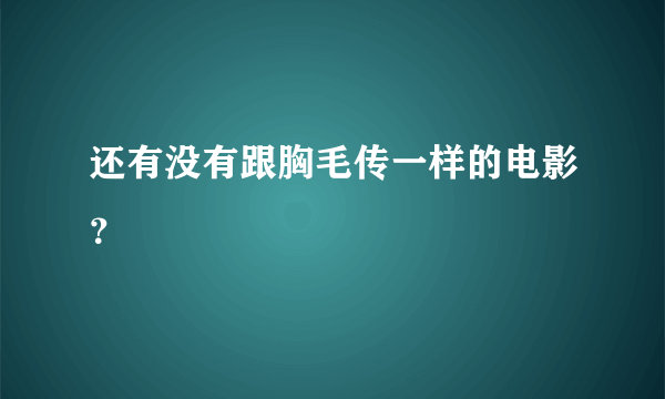 还有没有跟胸毛传一样的电影？