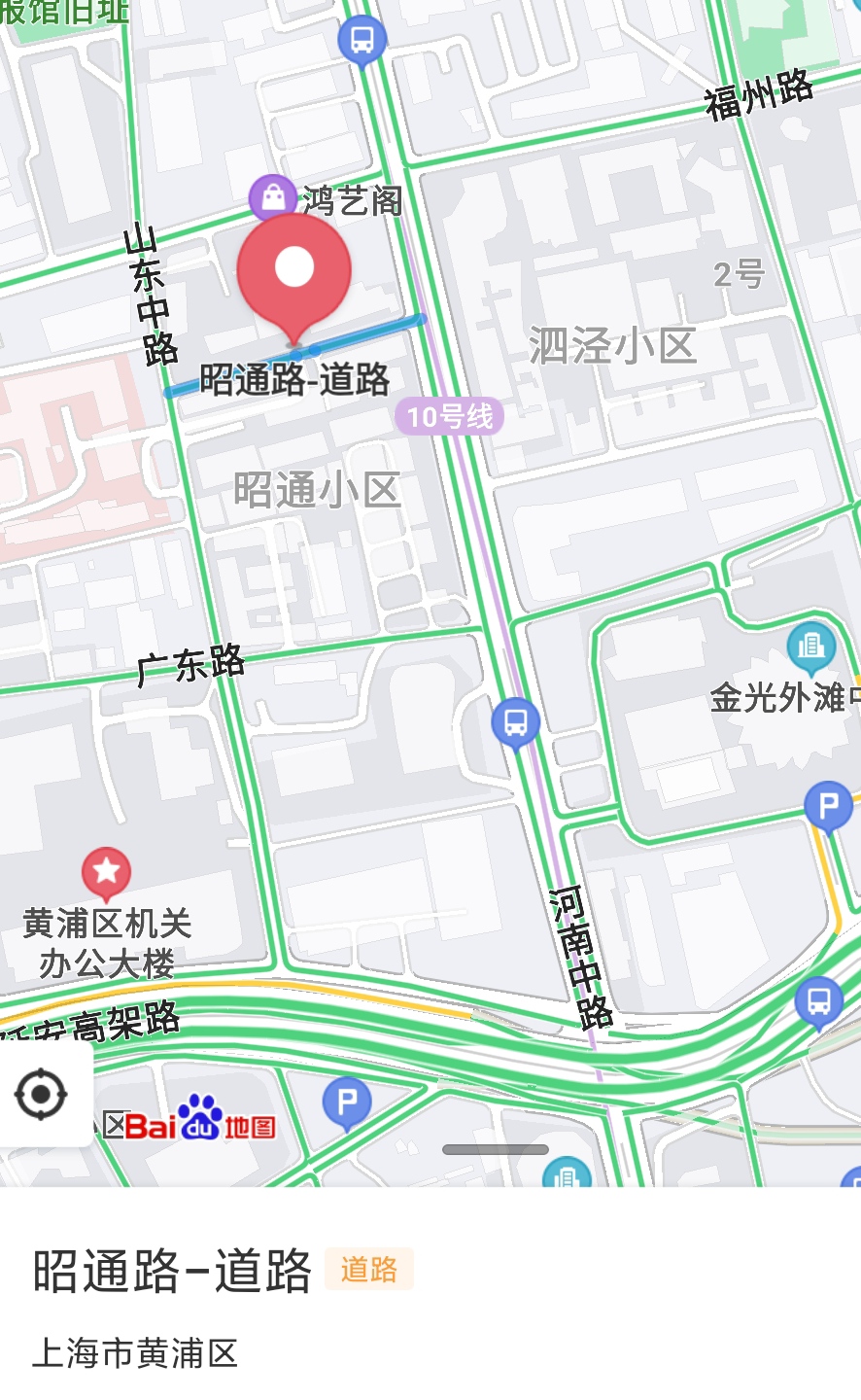 上海昭通路在哪里？