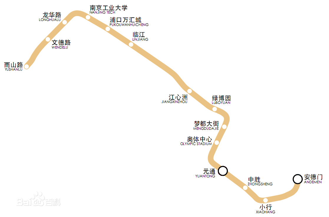 南京地铁10号线具体线路