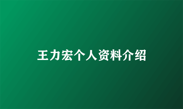 王力宏个人资料介绍