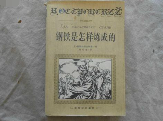 钢铁是怎样炼成的书的封面是怎么样的？