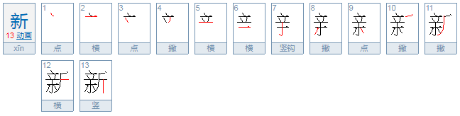 拼音xin的字有哪些