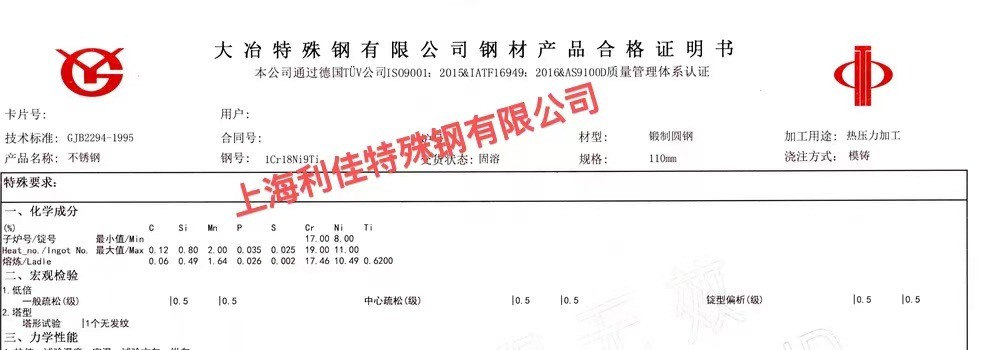 不锈钢1Cr18Ni9Ti到底是牌号什么