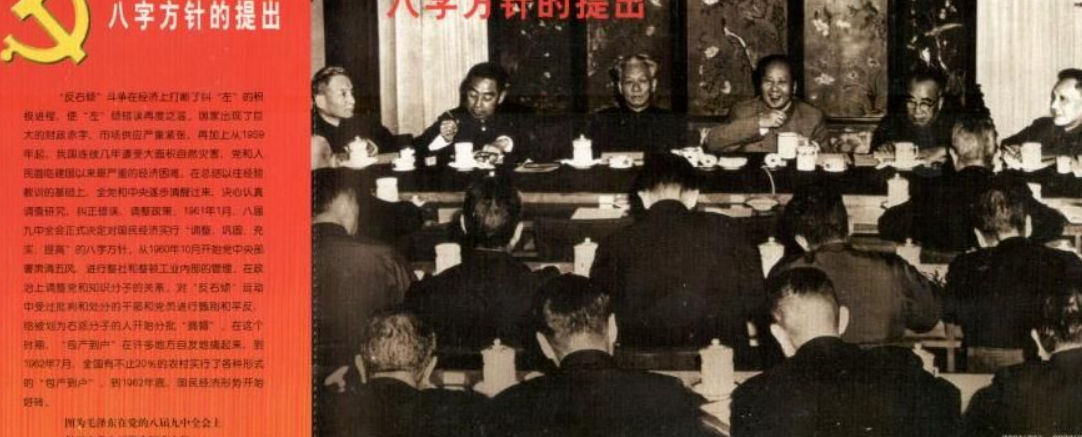 1961年党中央提出的八字方针