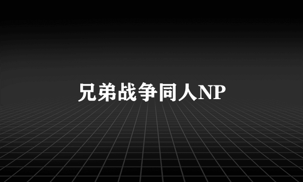 兄弟战争同人NP