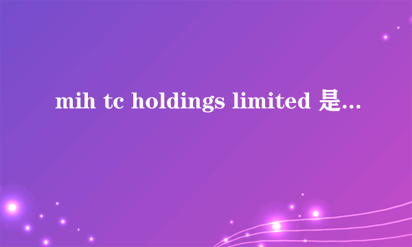 mih tc holdings limited 是什么公司