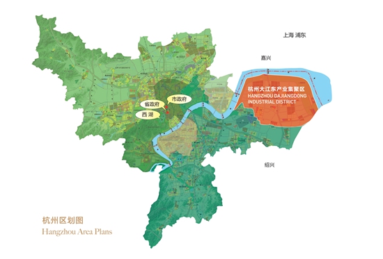 浙江省大江东产业集聚区属于哪个区