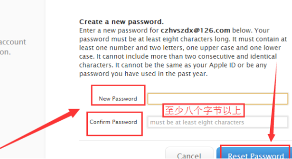 appleid.applecom/zh_cn如何重设密码？