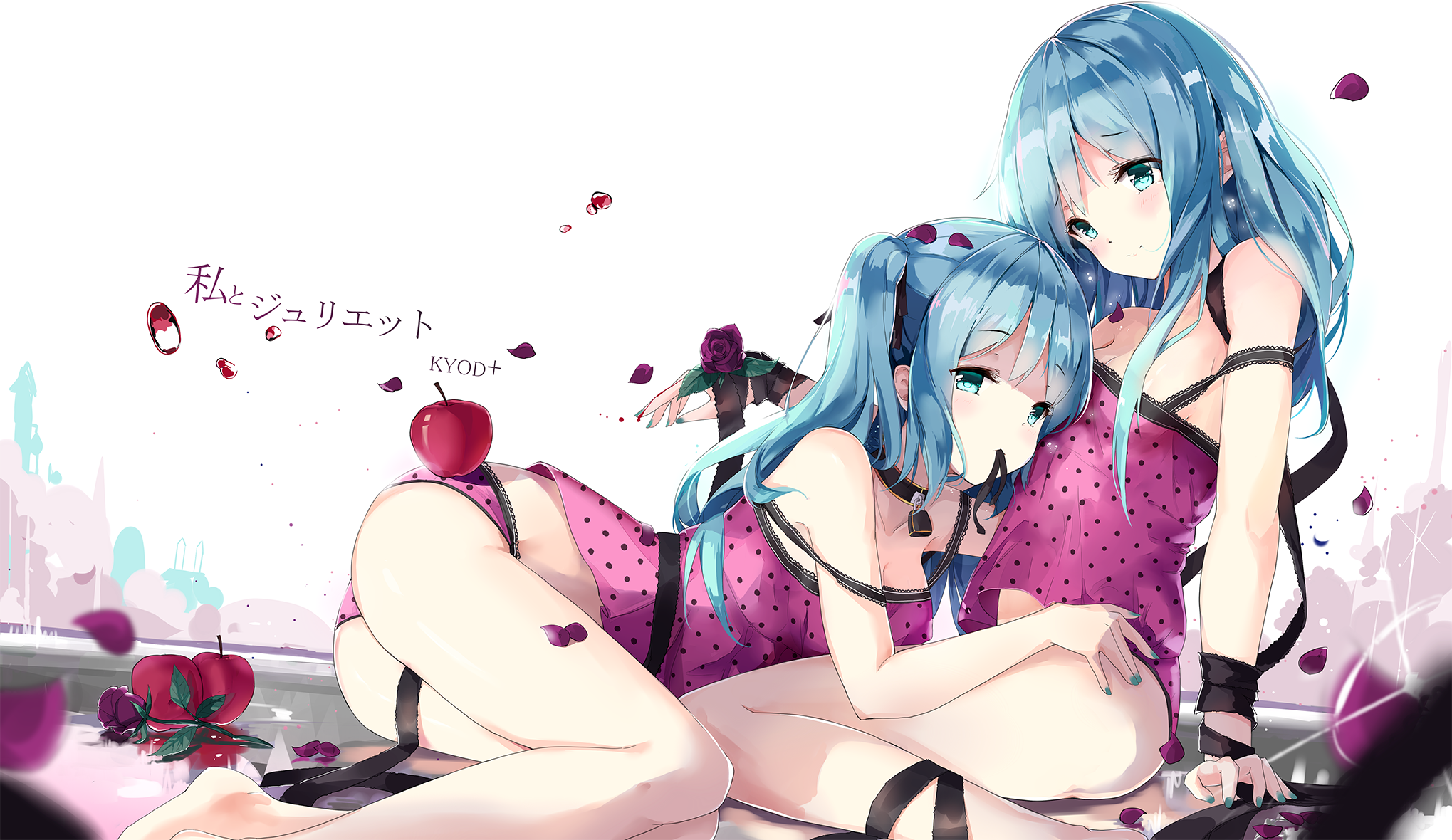 初音百合图，或者2233的百合图