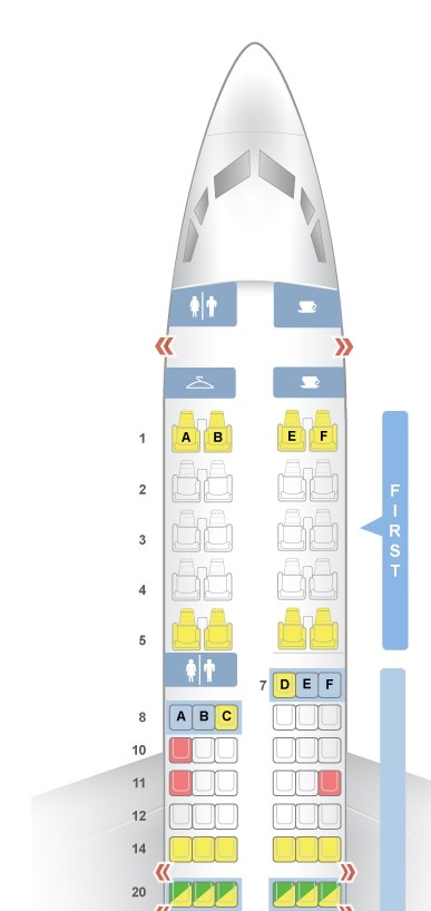 波音737飞机座位分布