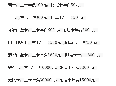 请问民生银行信用卡的年费如何收取？详细点