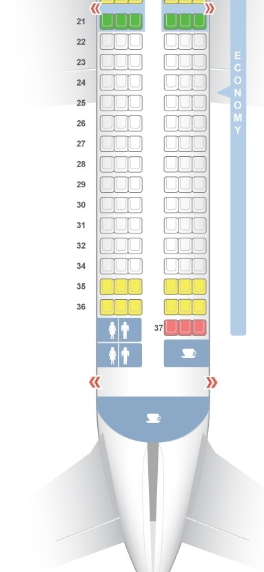 波音737飞机座位分布