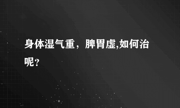 身体湿气重，脾胃虚,如何治呢？