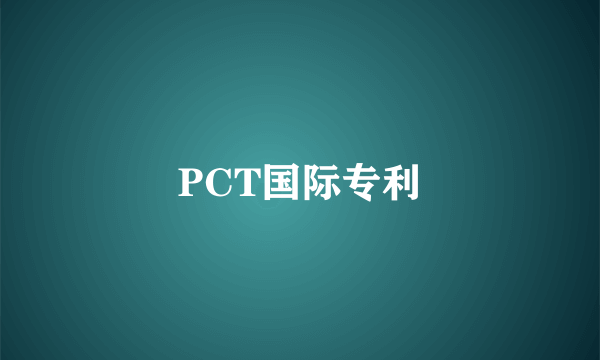 PCT国际专利